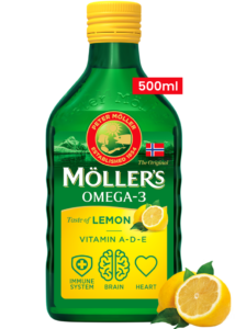 Vaj Mëlçie Merluci Möller’s me Shije Limoni