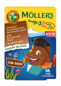 Kapsula Xhelatinoze Möller’s Omega-3 me Shije Kola